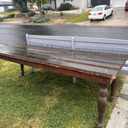 Patio Furniture Table And Bench