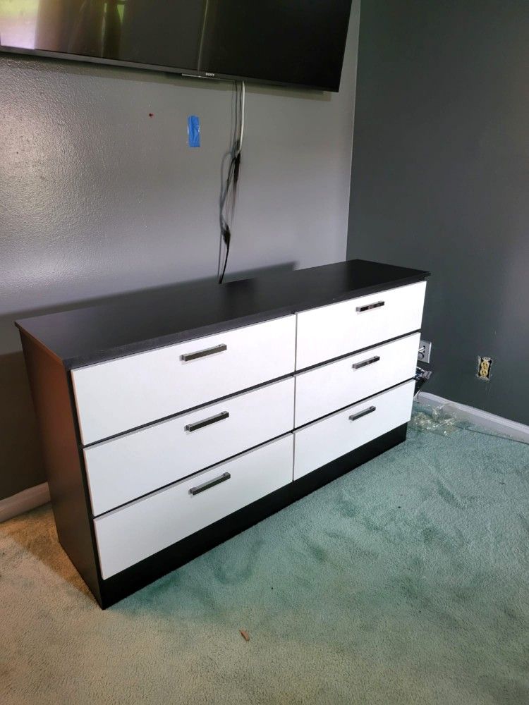 NEW DOUBLE DRESSER ASSEMBLED