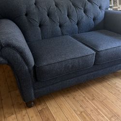 Blue Love Seat