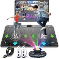 Wireless Dance Mat 2 Player TV Game with Camera HDMI Fitness Dance Pad System FWFX