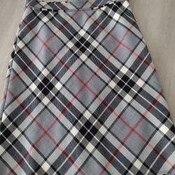 J.Crew Skirt. A-line Skirt With Lining, Made Of A Virgin Wool, Size 8. Zipper On The Back.  Good With Blouse Or Sweater, Very Sophisticated Look.