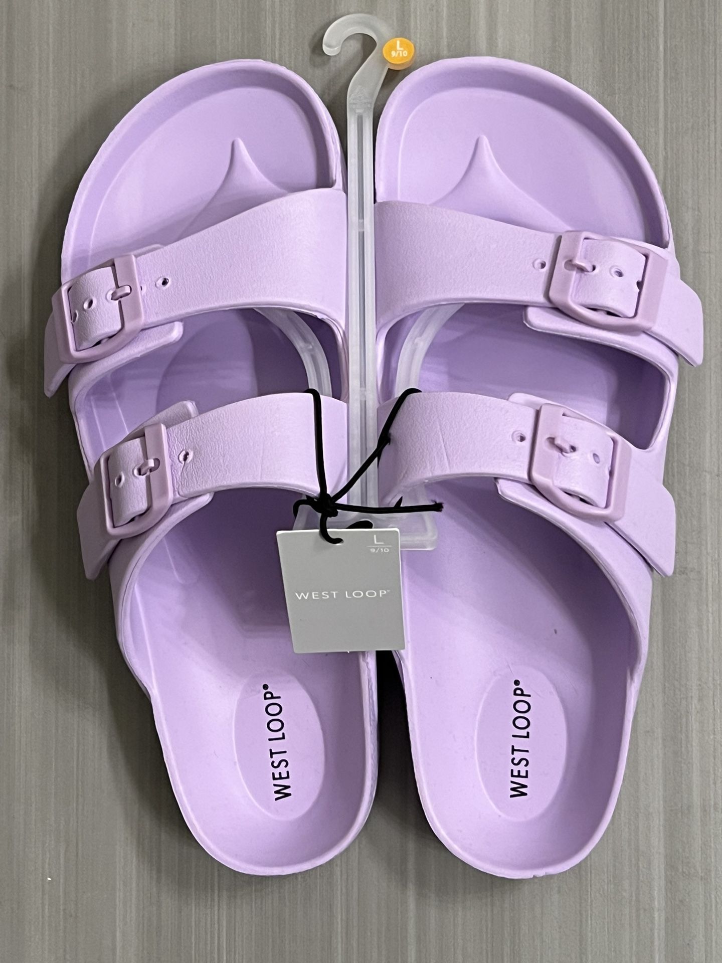 Women’s Lilac Purple Sandals - Birkenstock Style - Size Large 9-10