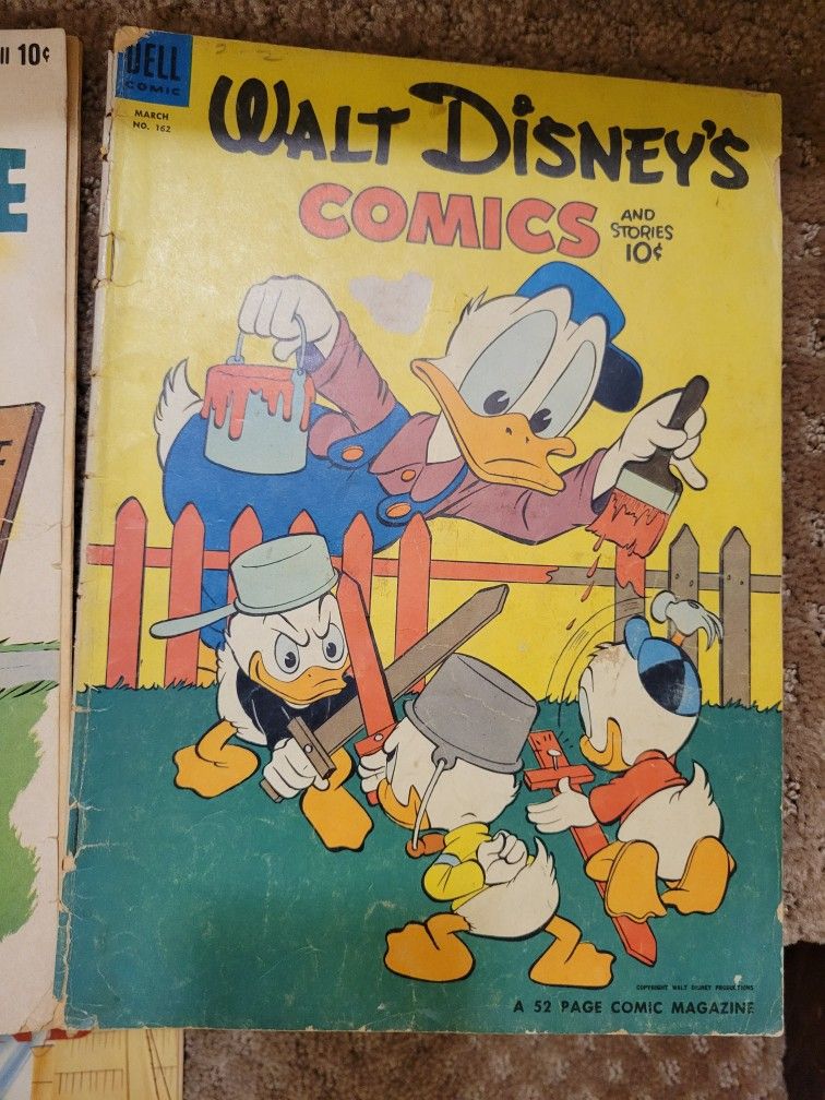Walt Disney Collection Golden Silver age Comics Lot 9
