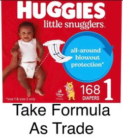 Huggies size 1 little snugglers diapers pañales