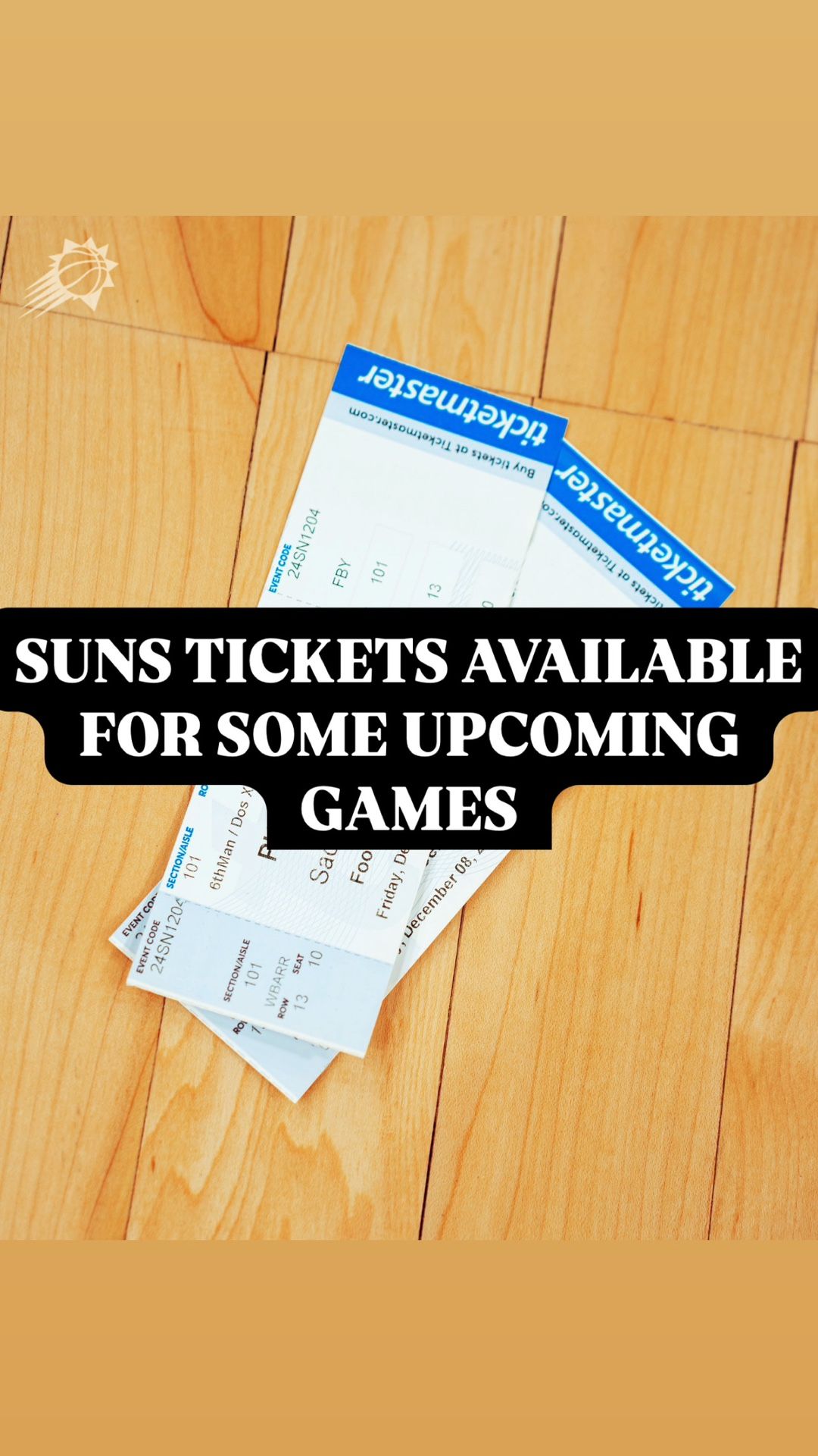 AMAZING PRICED PHOENIX SUNS TICKETS