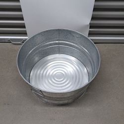 Galvanized steel utility tub