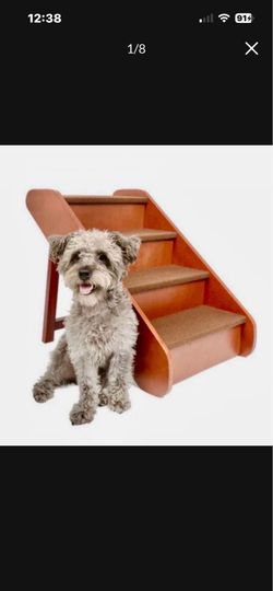 PetSafe CozyUp Folding Wood Pet Steps - Dog and Cat Stairs - 20inch