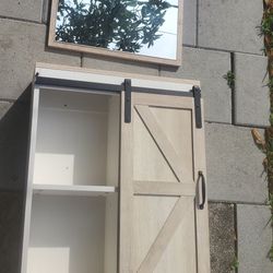 Gabinete Y Espejo De Baño