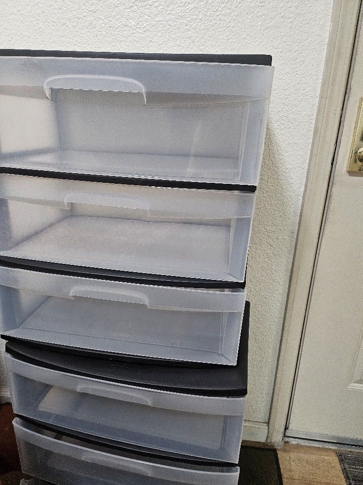 6 Poece Storage Bins