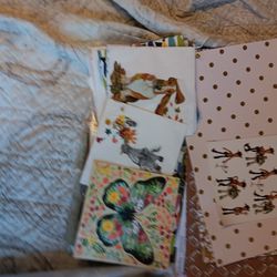 Crafts. Material Remnants. Scrap Book Papers. Decoupage Napkins. Variety