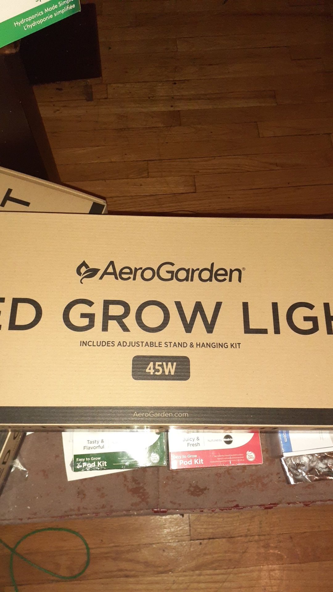 Aero Garden LED lights