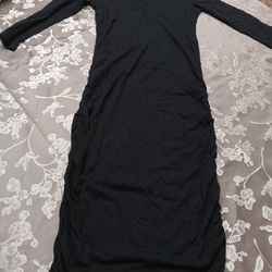 Dress EXPRESS XS SOFT Cloth On Sides RUFFLE Up