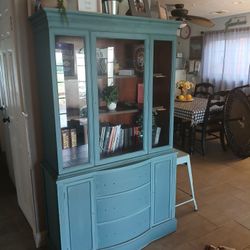 Pretty Teal Cabinet