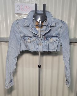 Levi's Premium Denim Crop Jacket, size S (0694)