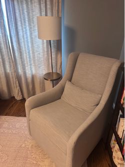 Pottery Barn Rocker Chair & Lamp