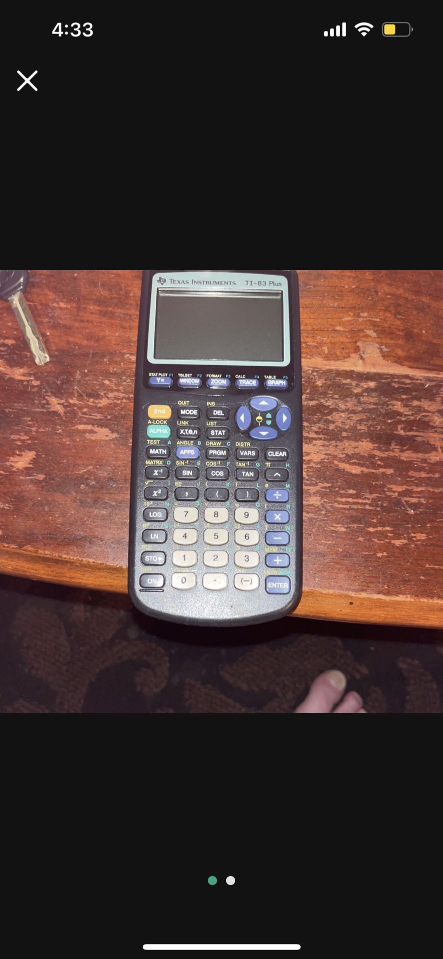 Texas Instruments TI-83 Plus Graphing Calculator Black