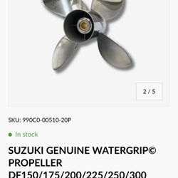 Suzuki Watergrip  Propeller 15 1/4
