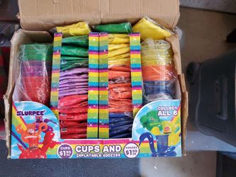 Cups and Inflatable Koozies