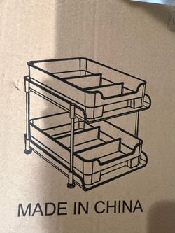 2 Tier Bathroom Storage Organizer