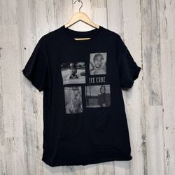 Ice Cube Graphic T-Shirt Black XL Hip Hop Rap Tee Vintage Style