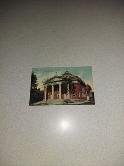 RARE VINTAGE ST. MARK'S ENGLISH LUTHERAN CHURCH, SHEBOYGAN, WIS. UNUSED POSTCARD