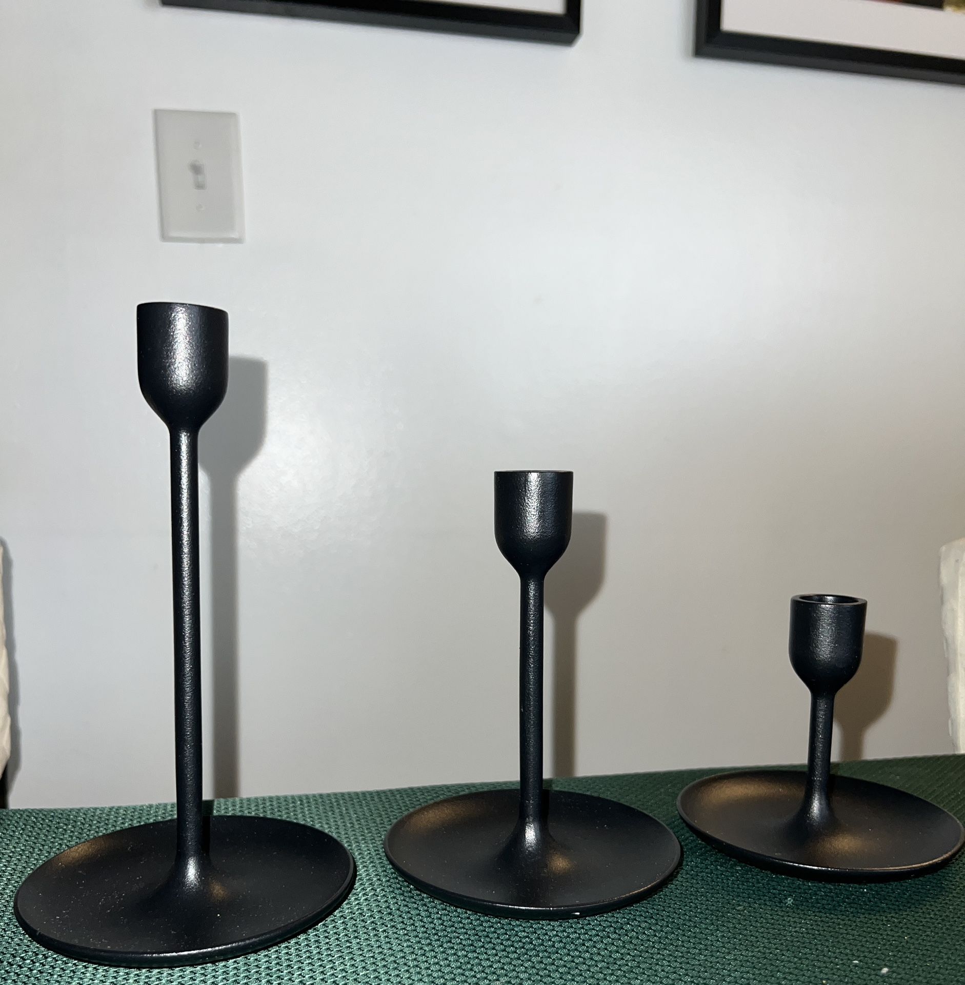 Candle Holders, Set Of 3