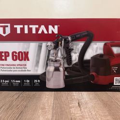  NEW Titan EP 60X Fine Finish HVLP Paint Sprayer (Pistola de Pintura)