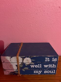 Decorative Stacked Books with Twine