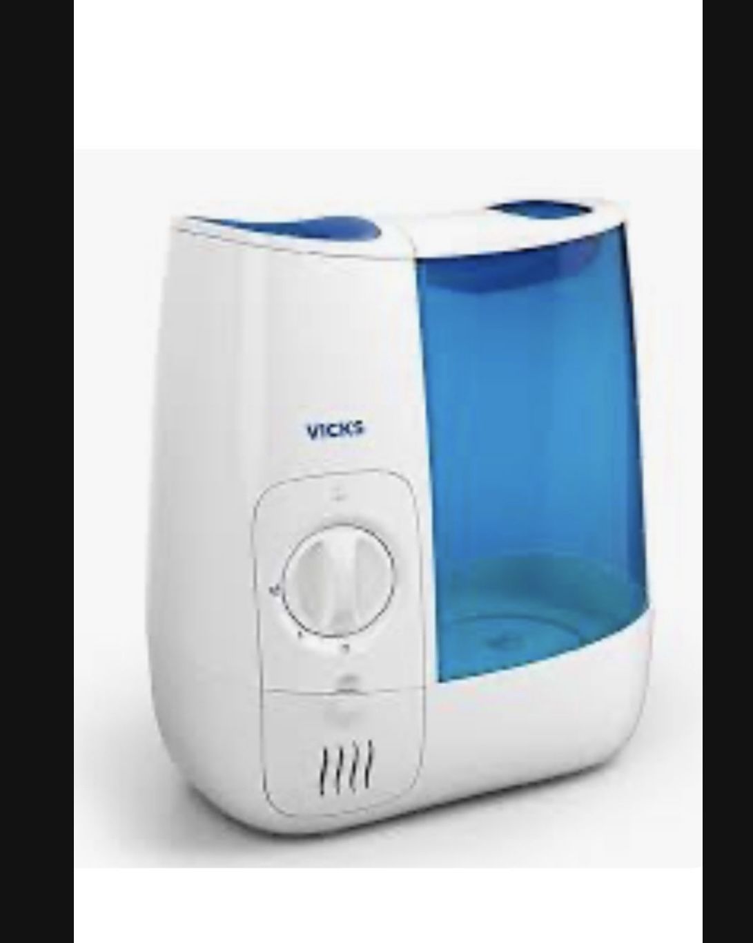 Vicks Warm Moisture Humidifier - White/Blue NEW WITHOUT BOX