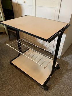 Rolling Three Shelf Cart