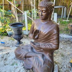 Buddha statue 5' tall Fiberglass 