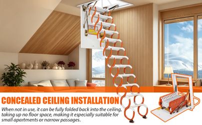 Pull Down Attic Ladder.  1/2 Price