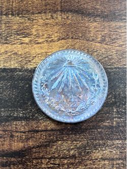 1922 México 🇲🇽 1 Peso Silver Coin
