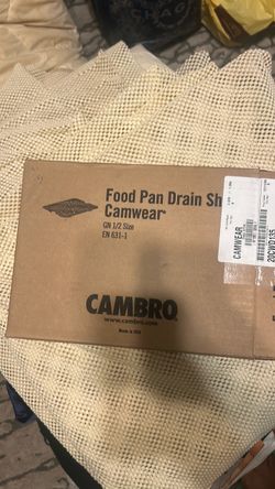 Cambro Camwear Food Pan Drain Shelf GN 1/2