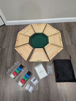 Michigan Rummy Deluxe Board Game Set - Wooden Board - NEW!