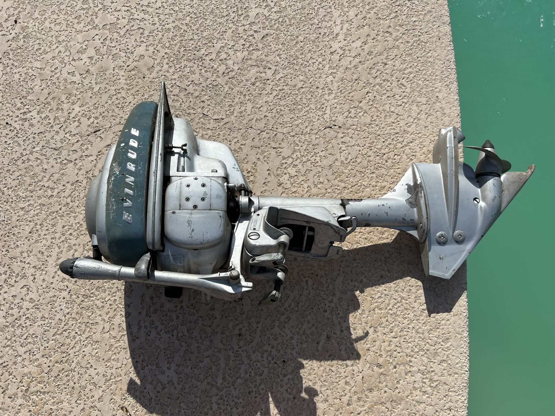 Vintage Evinrude Outboard Engine