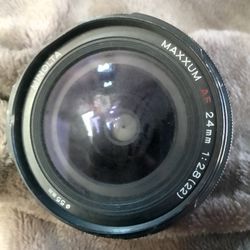 Minolta Maxxum AF 24mm F/2.8 W Caps Working Clean Glass