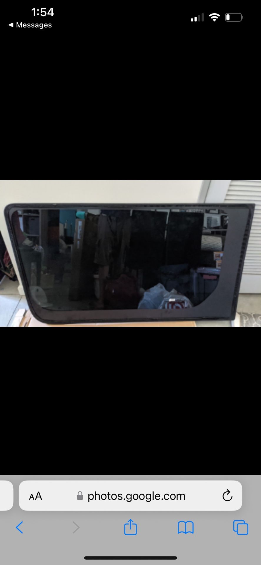 3rd gen Sprinter van Passenger side Sliding door window