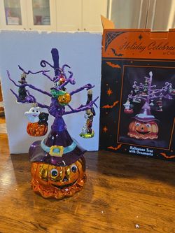 Halloween Tree with Ornaments - Christopher Radko