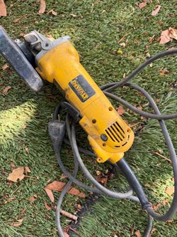 Dewalt grinder