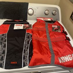 Medium size, Kong  dog coach, waterproof with lining $20 each