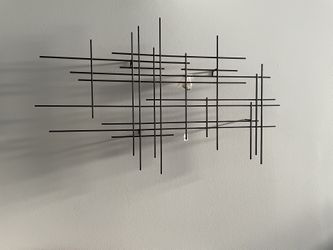 Mid Century Modern Wall Decor Metal