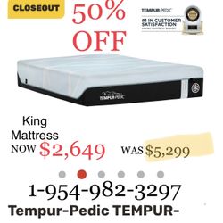 King Queen Size Tempurpedic ProAdapt,  ProBreeze,  LuxeBreeze Mattress  Pro Breeze /Luxe Adapt /Pro Adapt /Adapt /cloud /Tempur pedic contour Supreme 