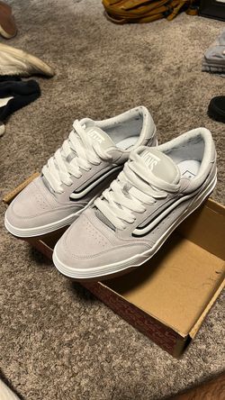 Grey suade vans