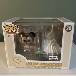 Funko Pop Town Walt Disney World 50th - Space Mountain and Mickey  Exclusive