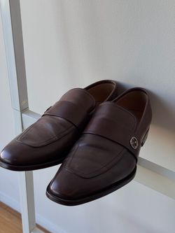 Gucci Men’s Brown Leather Loafers – US 7.5