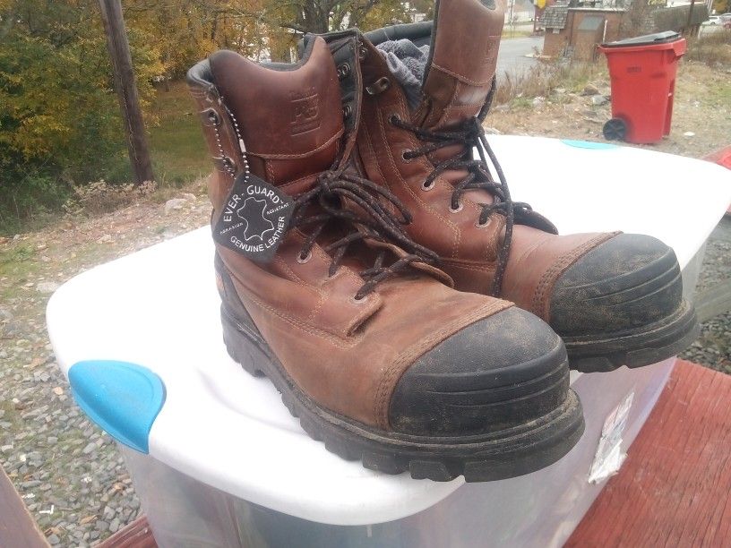 Timberland  Steel Toes  Boots With Zipper.!