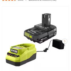 Ryobi 2ah Battery Comes With Charger 