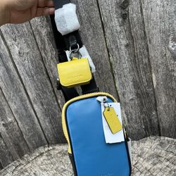 Coach Multifunction Phone Pack In Colorblock