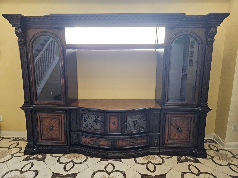 Wood Entertainment Center
